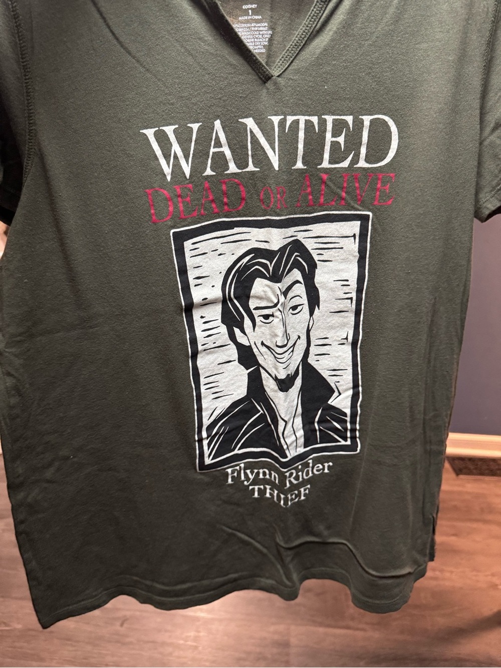 torrid Olive Graphic 'WANTED' V-Neck Tee - Picture 6 of 6
